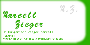 marcell zieger business card